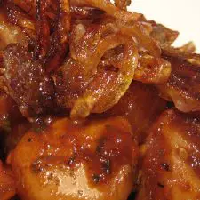 Seared Scallops with Browned Shallots