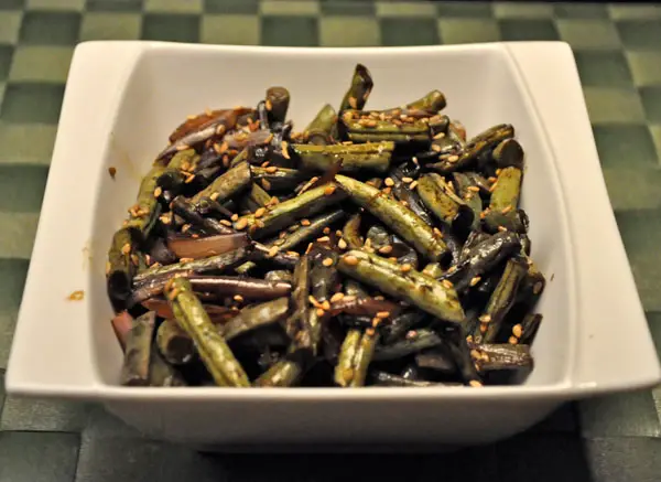 Sesame Green Beans; Secret Recipe Club