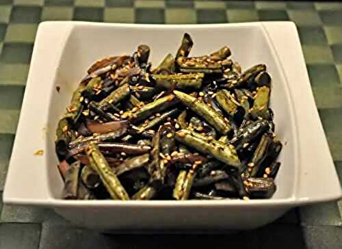 Sesame Green Beans; Secret Recipe Club