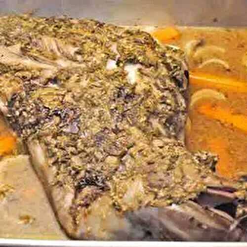 Shoulder of Lamb, Slow-Roasted