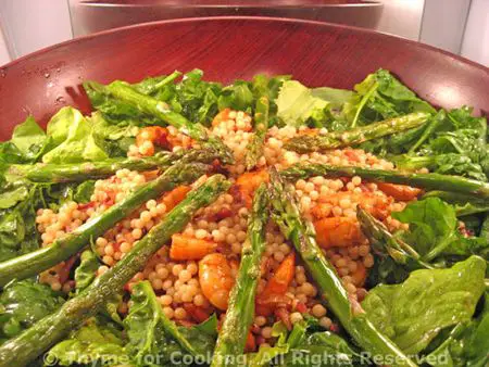 Shrimp and Asparagus Salad; the importance of sexy undies