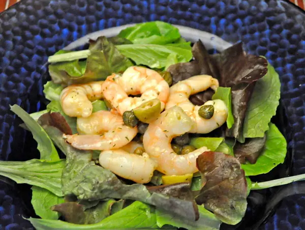 Shrimp, Caper and Olive Salad; Socrates, Sophistry and Politics
