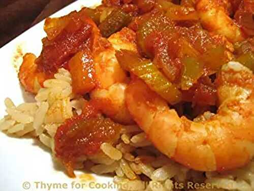 Shrimp Creole, the fine art of wasting time