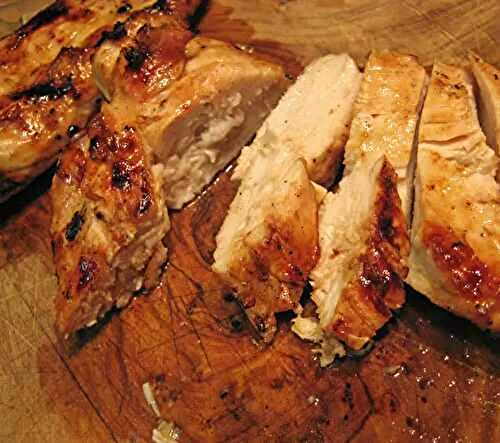 Simple Grilled Chicken Breasts; love / hate summer
