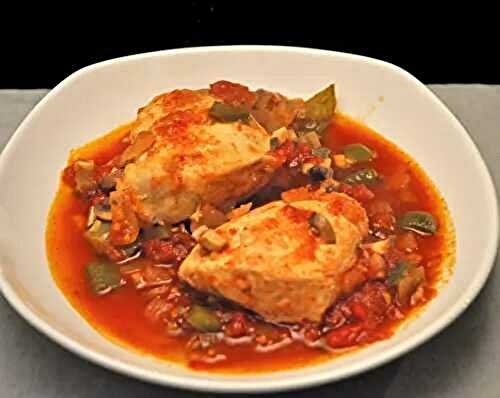 Skillet Chicken with Peppers; mouse in the house