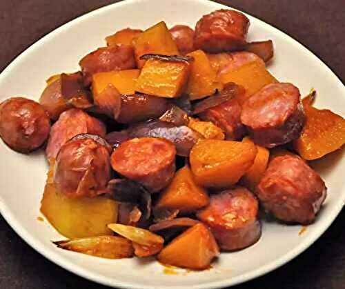 Skillet Sausage and Butternut Squash; yet another wee rant
