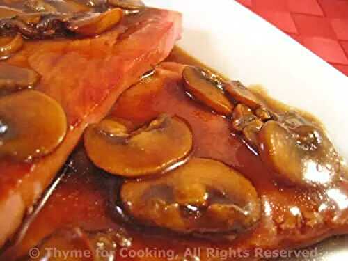 Sliced Ham with Red-Eye Gravy; Cook book give-away!