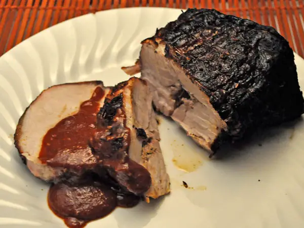 Smoked, Barbecued Pork Loin