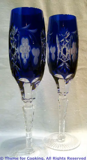 Smoked Duck Breast and Pretty Blue Flute Fountains