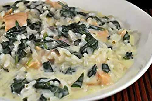Smoked Salmon and Spinach Risotto, Update? Opinion needed again