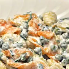 Smoked Salmon & Peas with Creamy Gnocchi