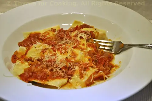 Spicy Sausage Ravioli, Chicken Spinach Ravioli; making pasta