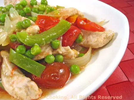 Spicy Turkey with Peas and Peppers; How does one know?