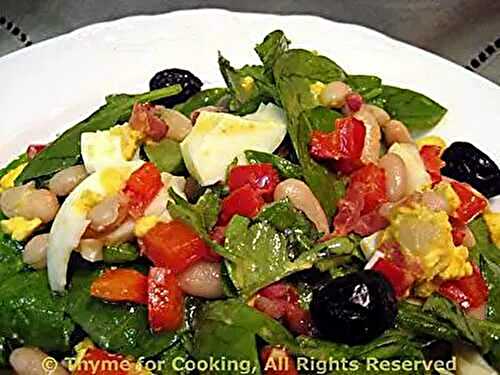 Spinach and Red Pepper Salad; Weekly Menu Planning; Packing, Help!!!!