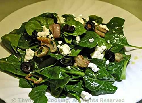 Spinach, Feta and Shallot Salad plus more Spinach recipes