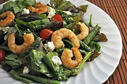 Spring Shrimp and Asparagus Salad; Disappointments