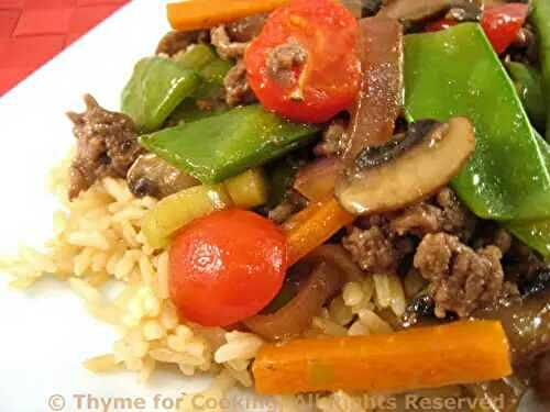 Spring Stir-Fry with Beef; the update