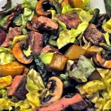 Steak & Mushroom Salad