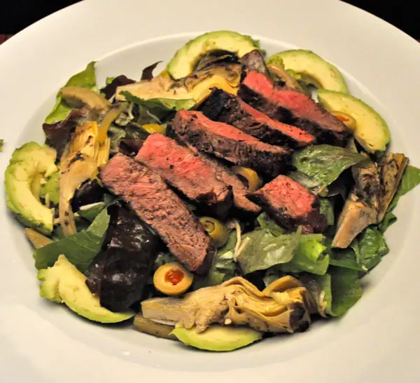 Steak Salad, Artichoke Hearts