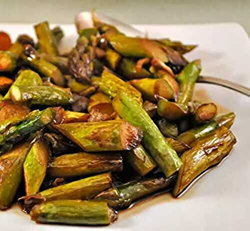 Stir-Fried Asparagus and Green Garlic; the update