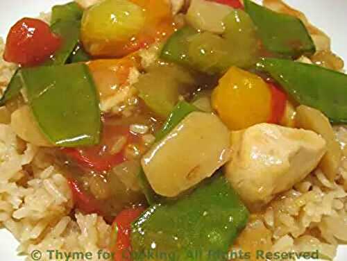 Stir-Fried Chicken with Snow Peas (Mangetout); the learning curve