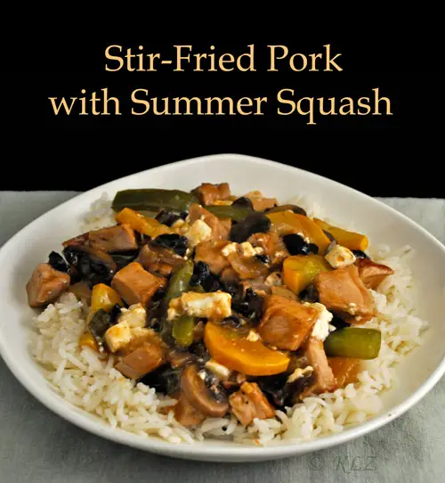 Stir-Fried Pork with Summer Squash