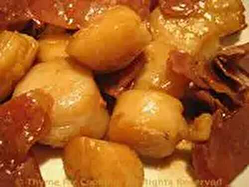 Stir-Fried Scallops with Ham; Finally: a house update!