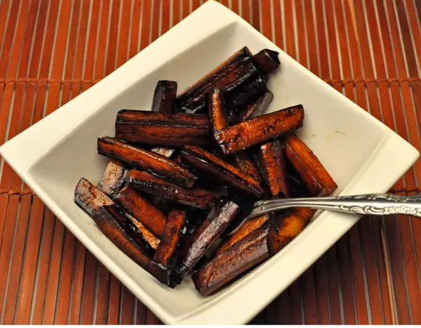 Stove Top Balsamic Glazed Carrots; Secret Recipe Club
