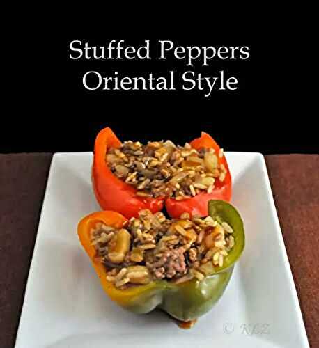 Stuffed Bell Peppers, Oriental Style
