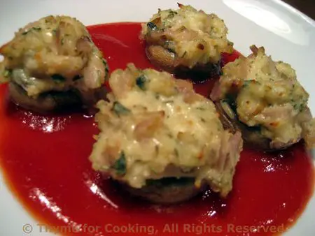 Stuffed Mushroom Caps; is there still truth in ads?