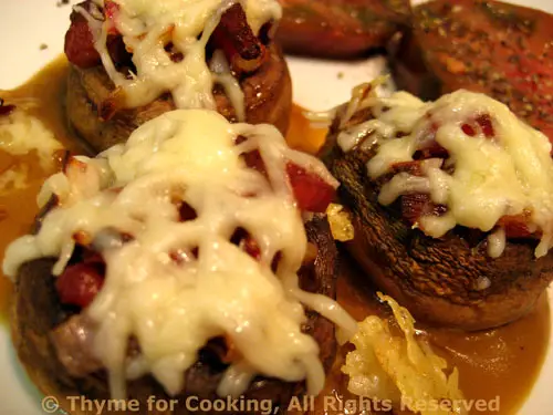 Stuffed Mushrooms; Football anyone?