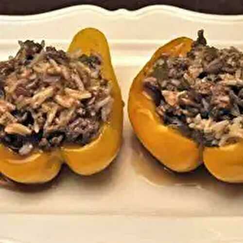 Stuffed Peppers, Asian Style