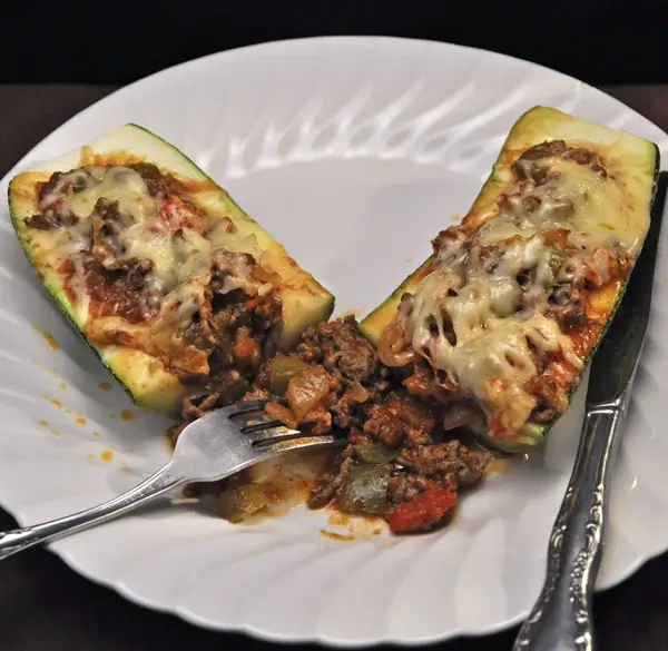 Stuffed Zucchini, Taco Style