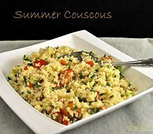 Summer Couscous, eating real food rant