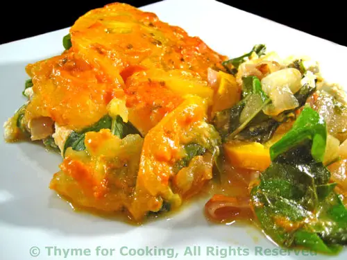 Summer Vegetable Gratin; the update