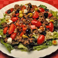 Taco Salad, Mediterranean Style;