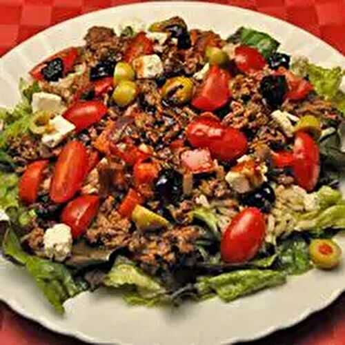 Taco Salad, Mediterranean Style;