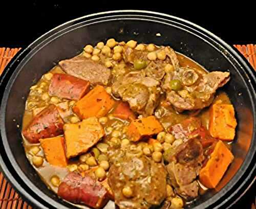 Tagine of Lamb, Sweet Potatoes; rien, nada, niente