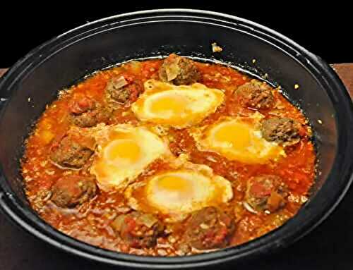 Tagine of Meatballs and Eggs; fear of explaining