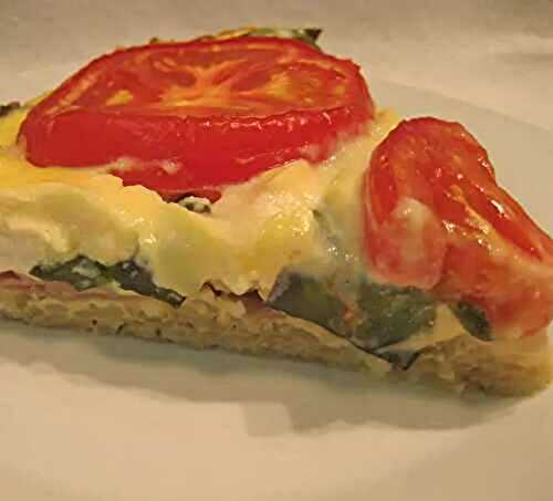 Tomato and Goat Cheese Tart; tiny toddlers tidying the town
