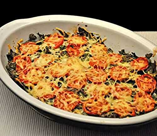 Tomato, Chard Gratin, goats, sheep and mountains