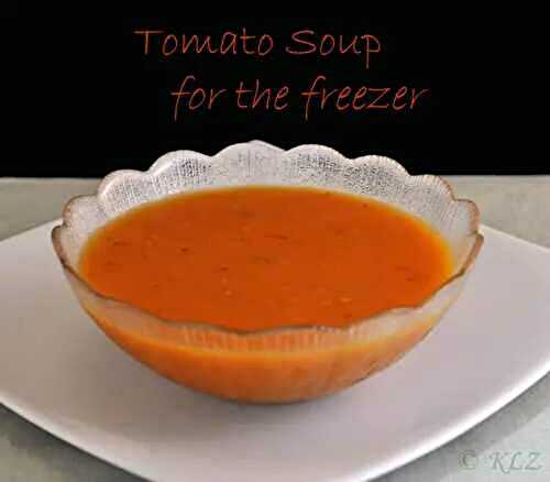 Tomato Soup for the freezer, Sunday markets
