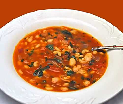 Tomato, White Bean and Pasta Soup, Moroccan markets
