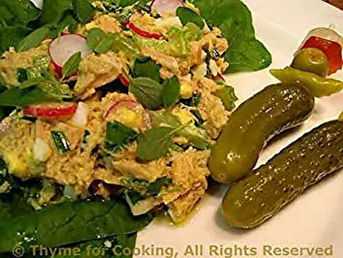 Tuna and Radish Salad; The Weekly Menu Plan