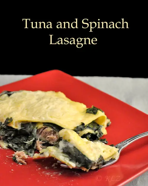 Tuna and Spinach Lasagne