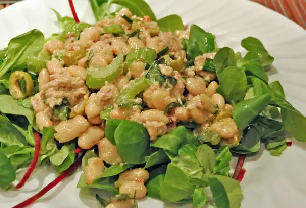 Tuna and White Bean Salad; the state of the potager