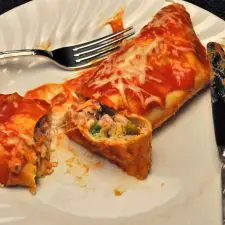 Tuna Avocado Enchiladas