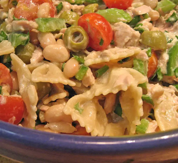 Tuna Cannellini Pasta Salad; old recipes and.... Cheez Whiz?!