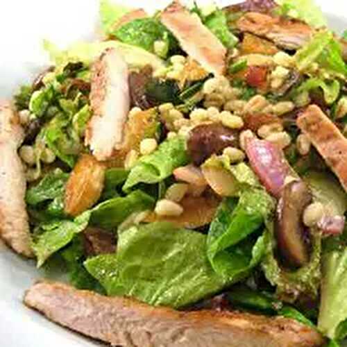 Turkey, Barley & Mushroom Salad