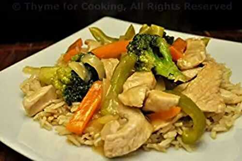 Turkey Broccoli Stir Fry; Happy Earth Day